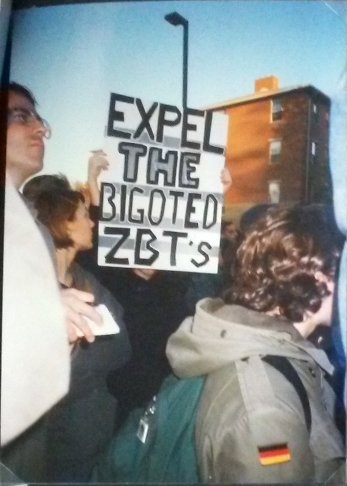 Zeta Beta Tau Protest
